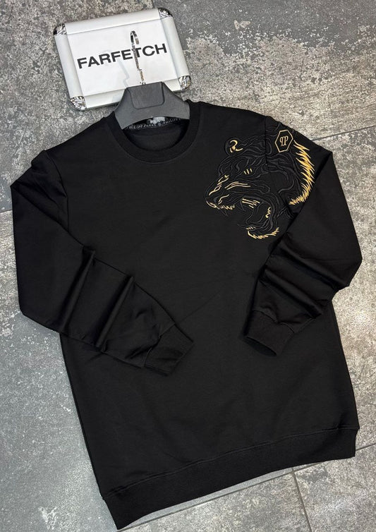 Philipp Plein Μαύρη Long Μπλούζα