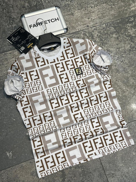 T-Shirt Μπλούζα Fendi Άσπρη