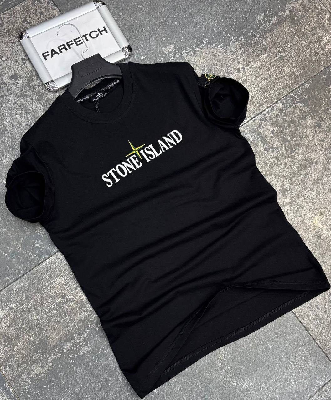 T-Shirt Μπλούζα Stone Island Μαύρη