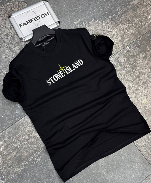 T-Shirt Μπλούζα Stone Island Μαύρη