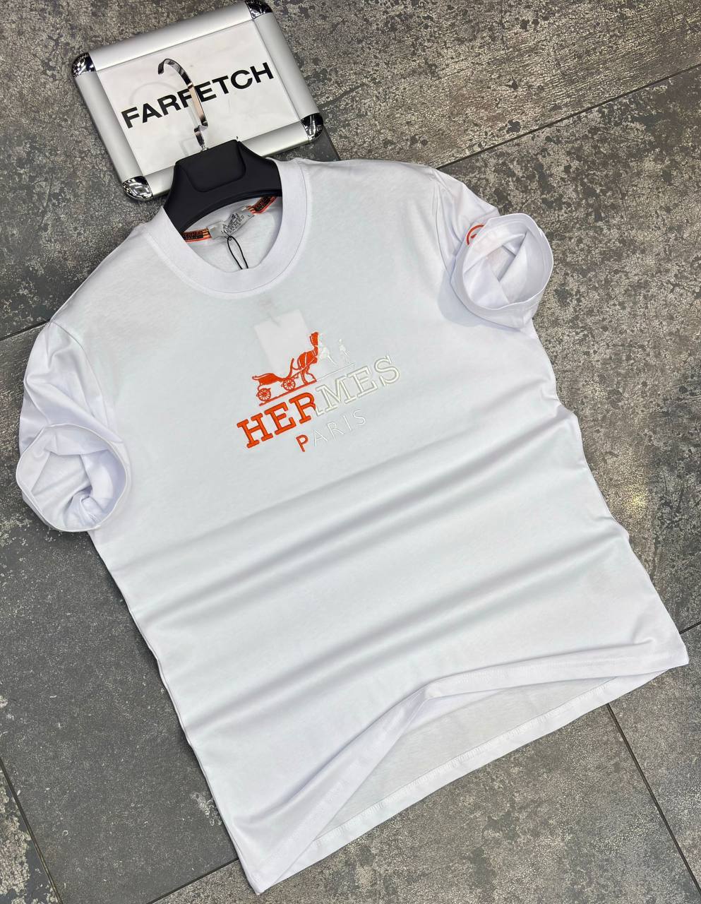 T-Shirt Μπλούζα Hermes Άσπρη