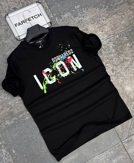 T-Shirt Μπλούζα Dsquared Μαύρη