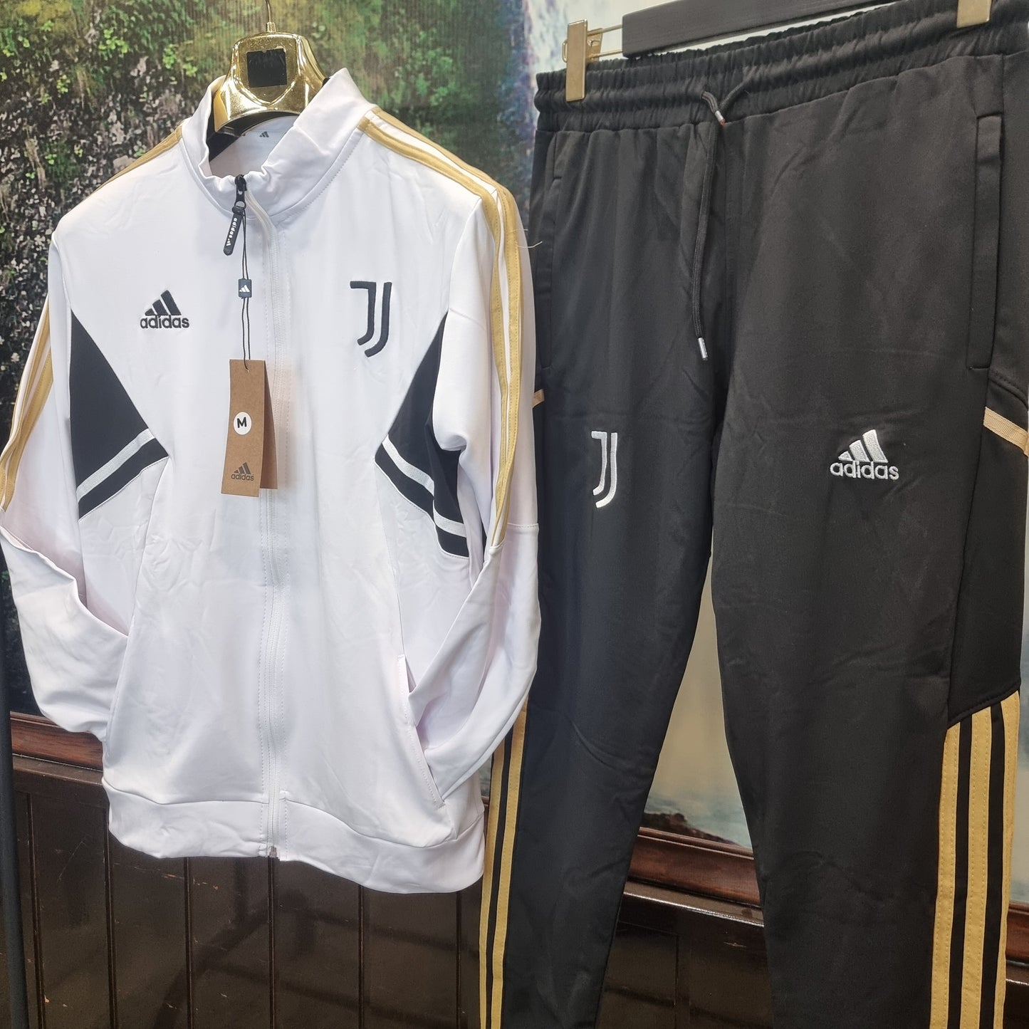 Juventus Adidas Tracksuit White