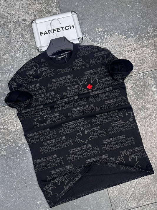 T-Shirt Μπλούζα Dsquared 2 Μαύρη