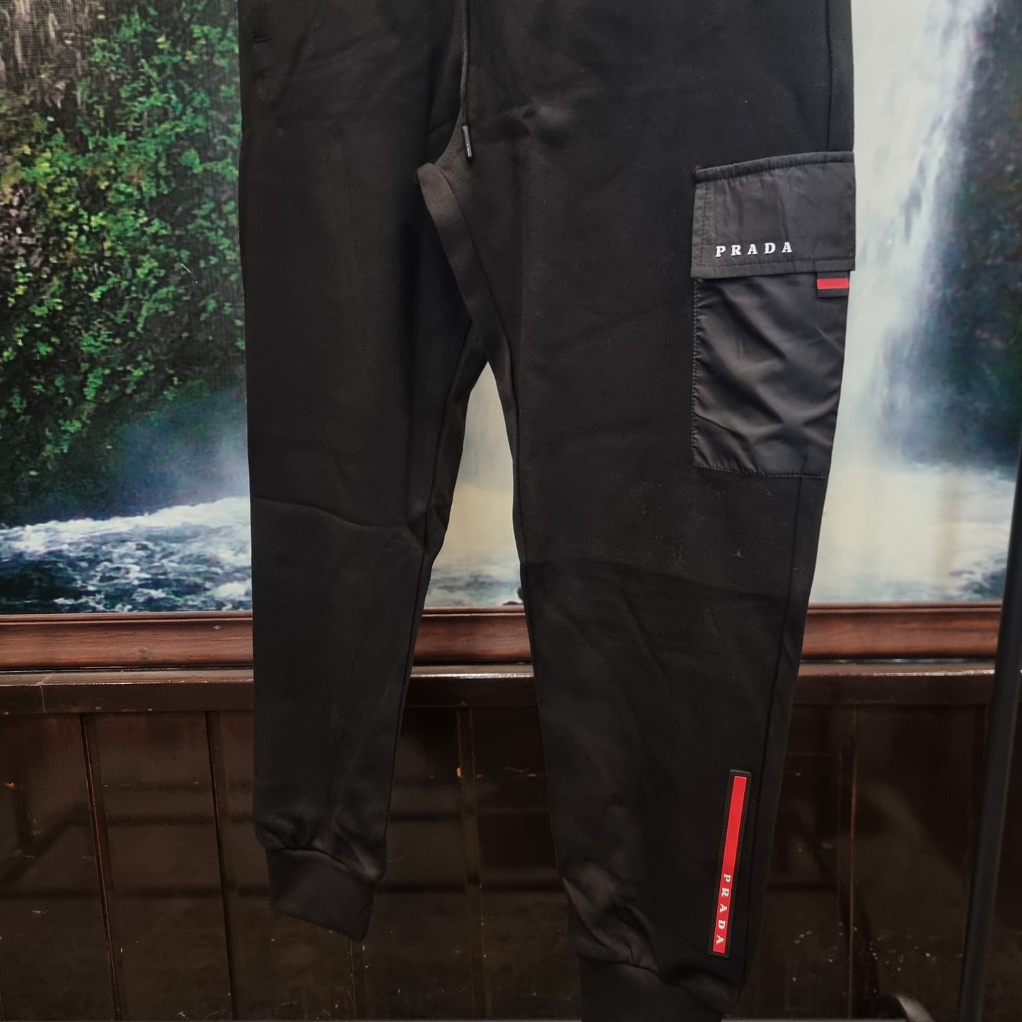 Tracksuit Prada Cargo Line Black