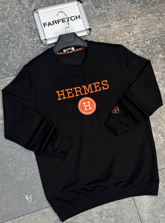 Hermes Μαύρη Long Μπλούζα