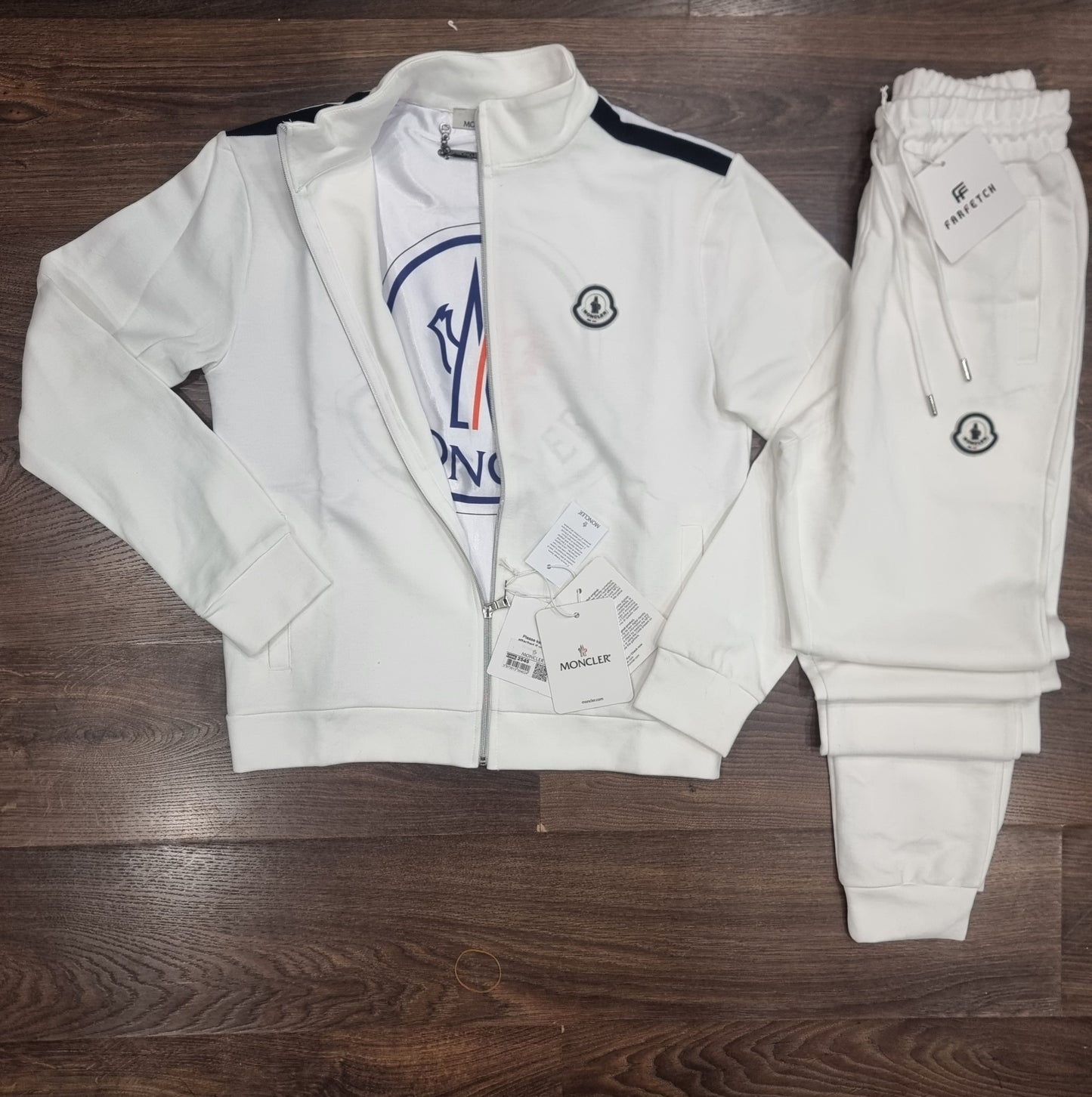 Tracksuit Moncler White Rainbow