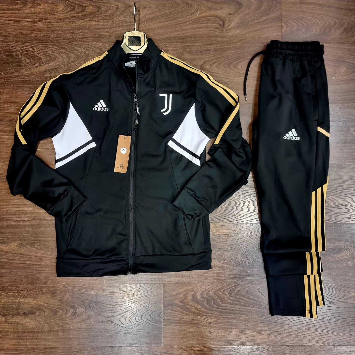 Juventus Adidas Tracksuit Black