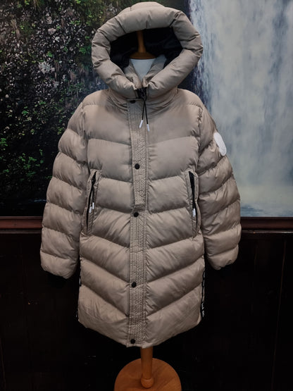 Μπουφάν Μακρύ Puffer Moncler Jacket Beige
