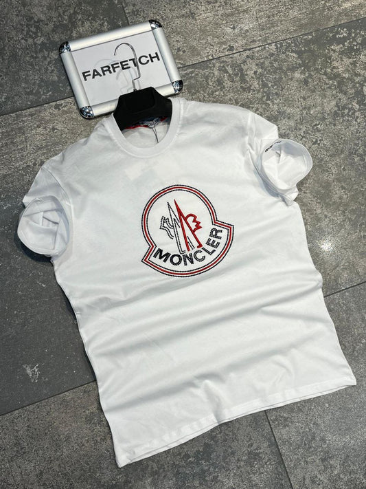 T-Shirt Μπλούζα Moncler Άσπρη