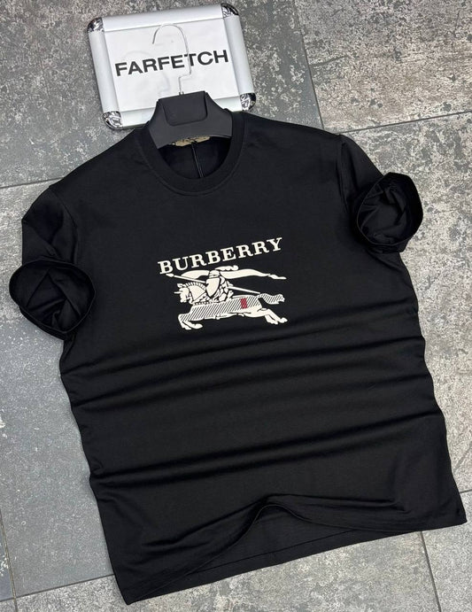 T-Shirt Μπλούζα Burberry Μαύρη