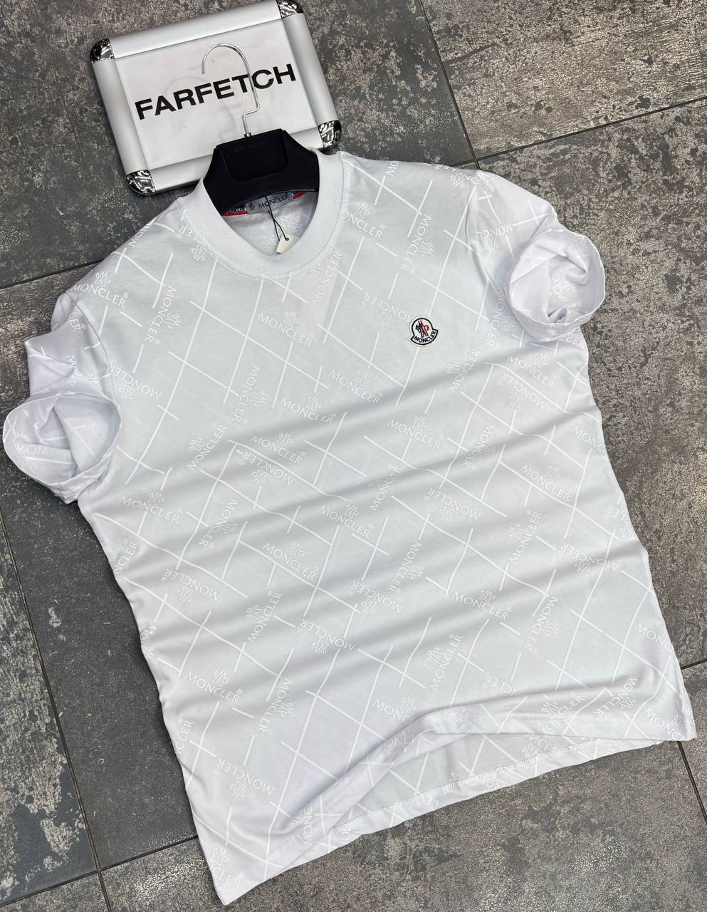 T-Shirt Μπλούζα Moncler Άσπρη