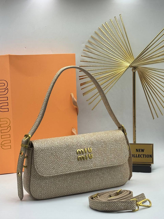 Beige Bag Miu Ps