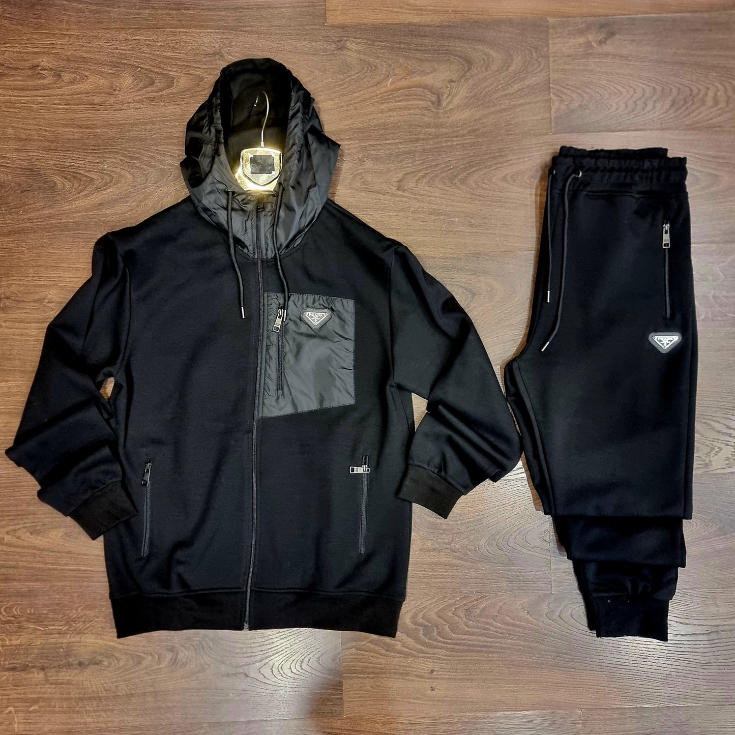 Tracksuit Prada Monogram Black