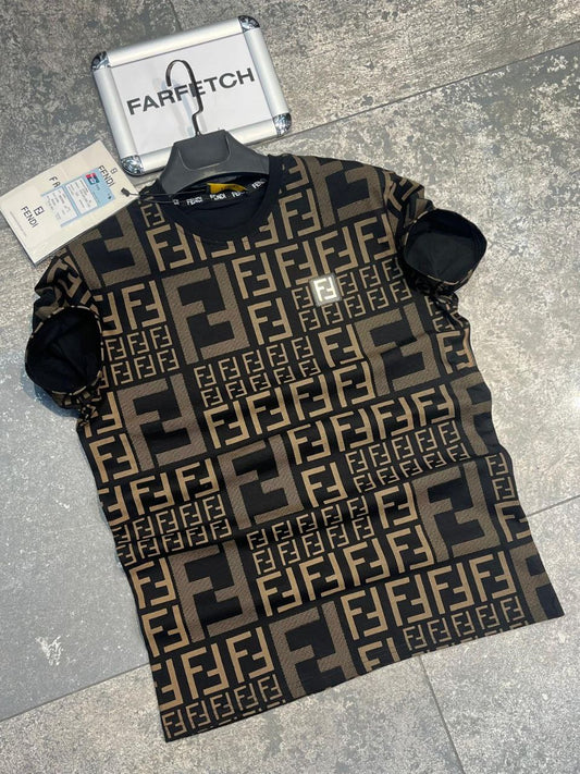 T-Shirt Μπλούζα Fendi Μαύρη