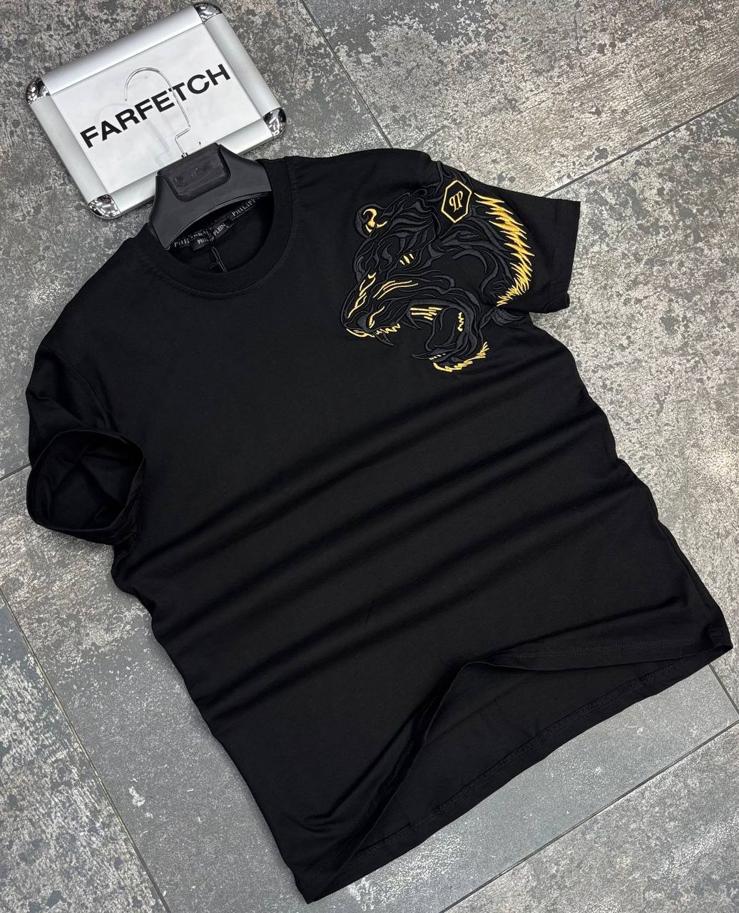 T-Shirt Μπλούζα Philip Plein Μαύρη
