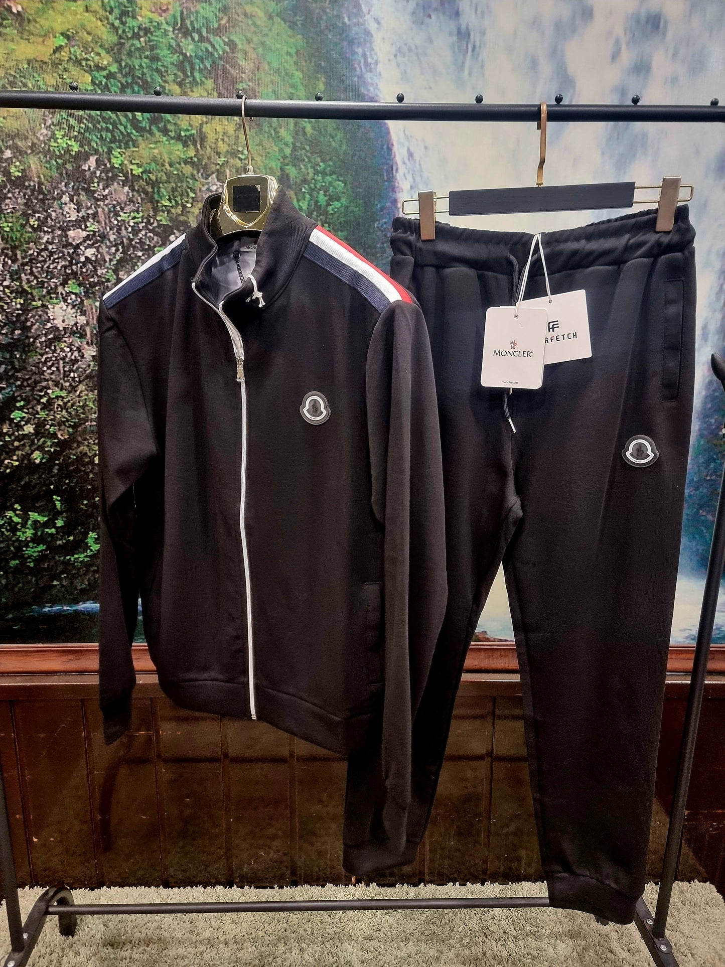 Tracksuit Moncler Black Rainbow