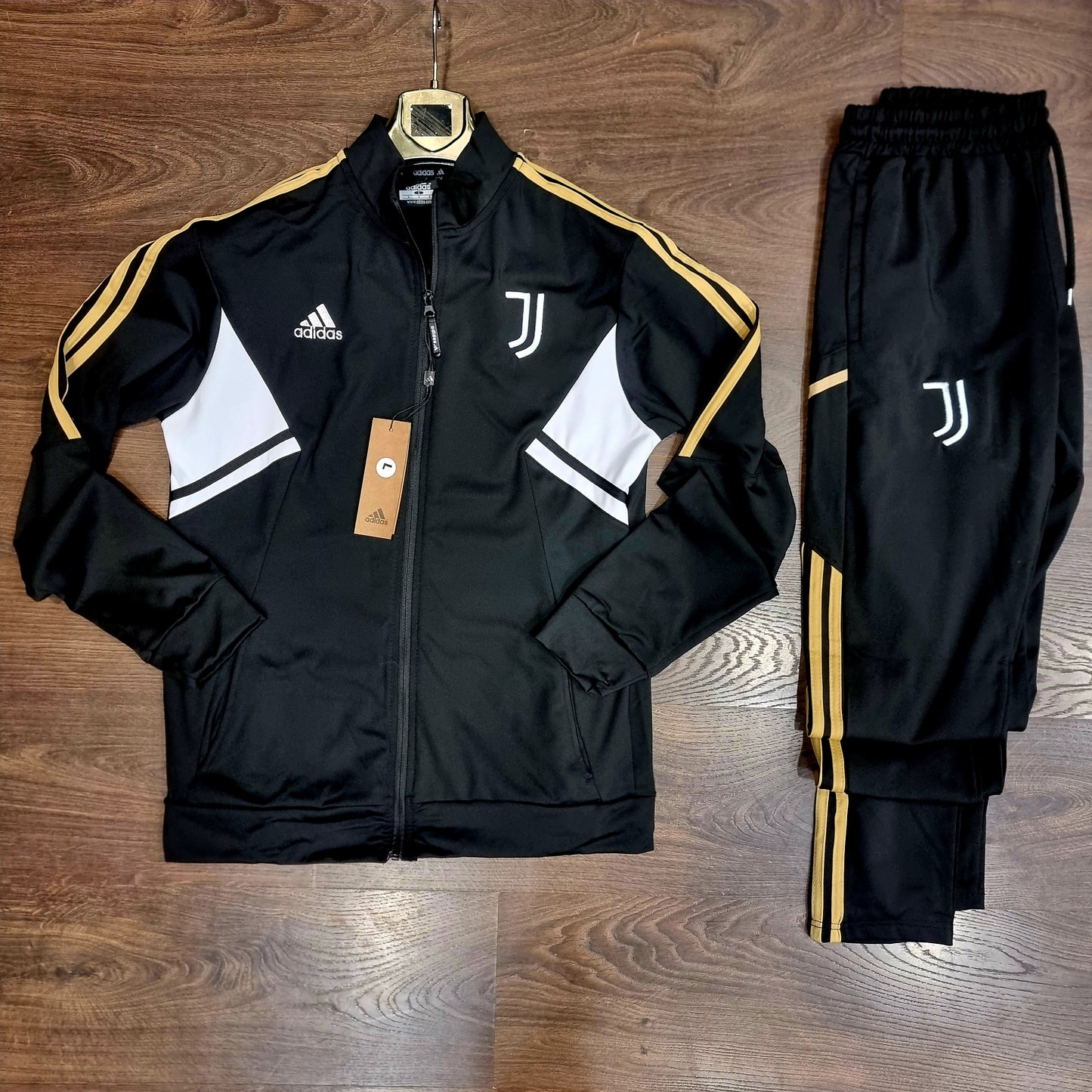 Juventus Adidas Tracksuit Black