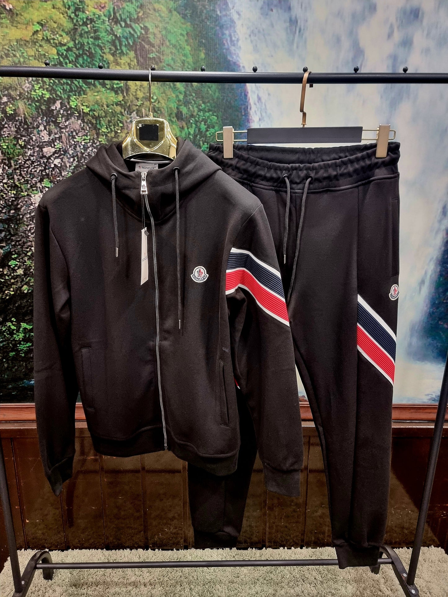 Tracksuit Moncler Black Lines