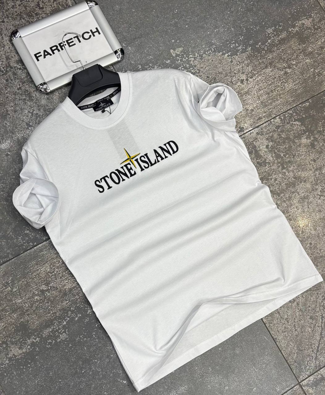 T-Shirt Μπλούζα Stone Island Άσπρη