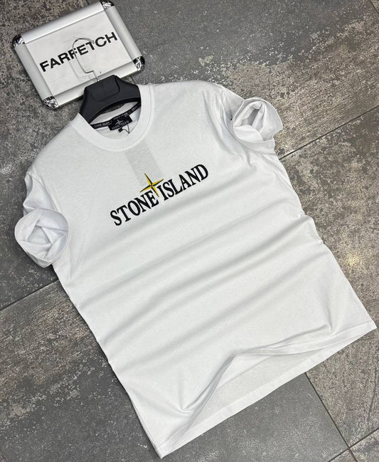 T-Shirt Μπλούζα Stone Island Άσπρη