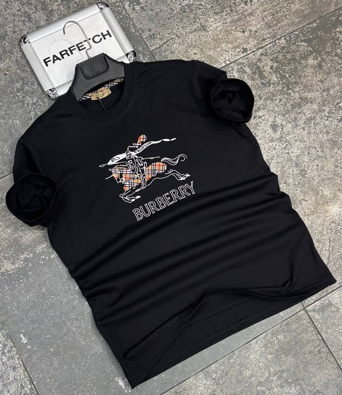 T-Shirt Μπλούζα Burberry Μαύρη