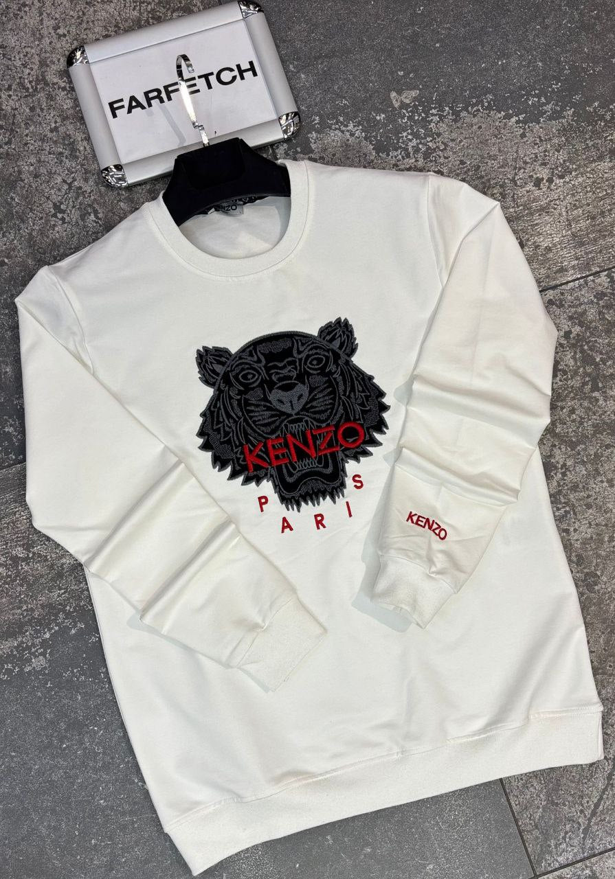 Kenzo Άσπρη Long Μπλούζα
