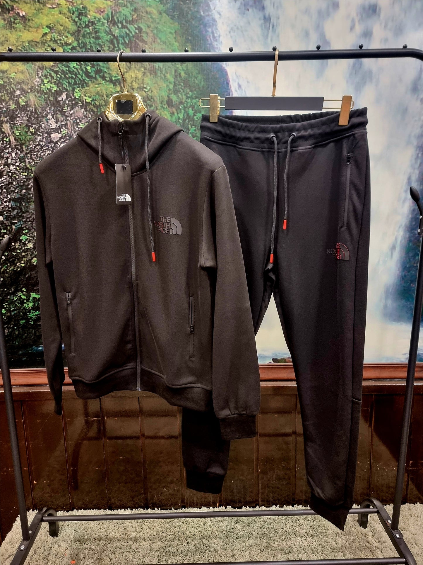 The North Face Tracksuit Black