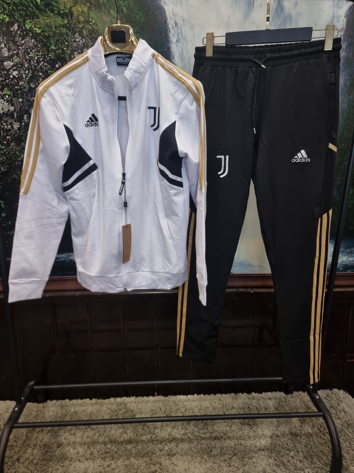 Juventus Adidas Tracksuit White