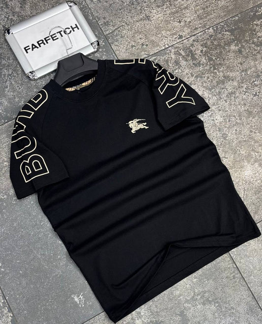 T-Shirt Μπλούζα Burberry Μαύρη