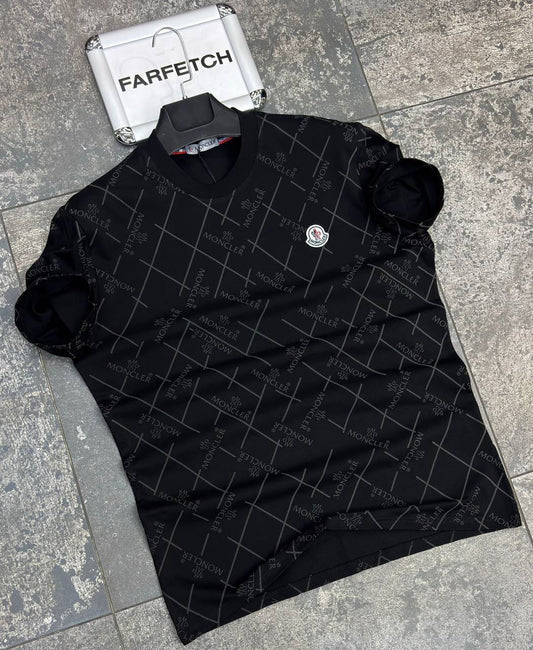 T-Shirt Μπλούζα Moncler Μαύρη