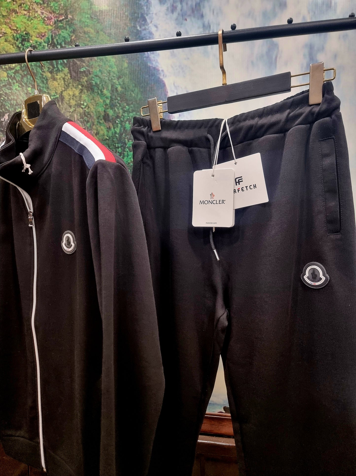 Tracksuit Moncler Black Rainbow