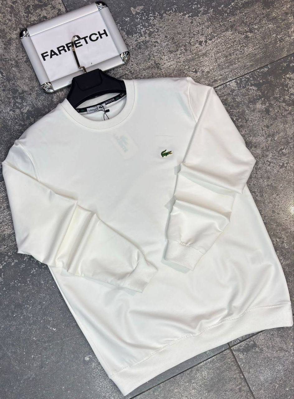 Lacoste Άσπρη Long Μπλούζα